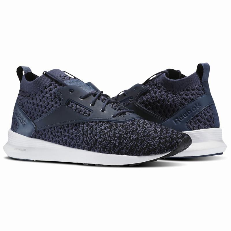 Tenisi Reebok Zoku Runner Ultraknit Fade Barbati Bleumarin Romania BD4404WV